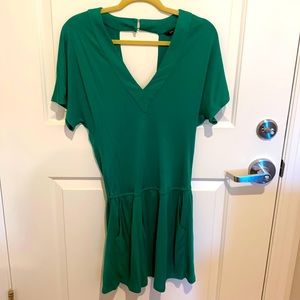 BCBGMAXAZRIA Backless Dress with Pockets